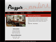 Tablet Screenshot of piazzassalon.com